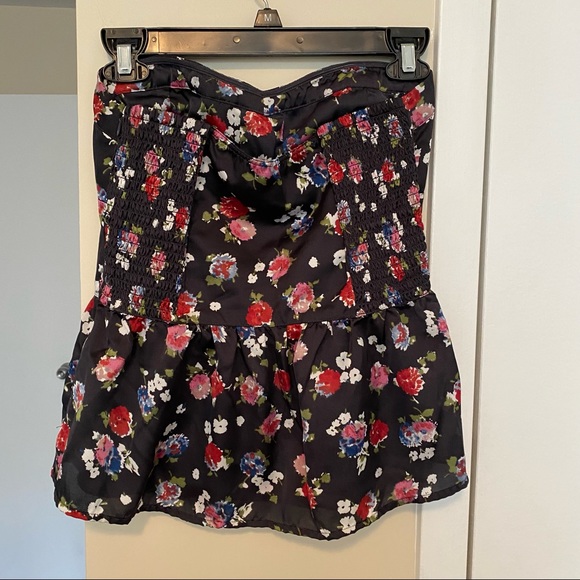 AMERICAN EAGLE OUTFITTERS | Strapless Printed Top - Picture 2 of 7